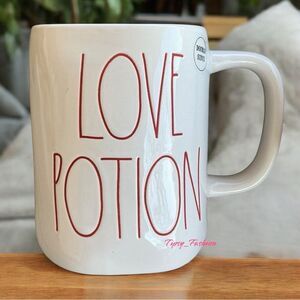 Rae Dunn Love Potion Recipe Coffee Cup Mug NEW